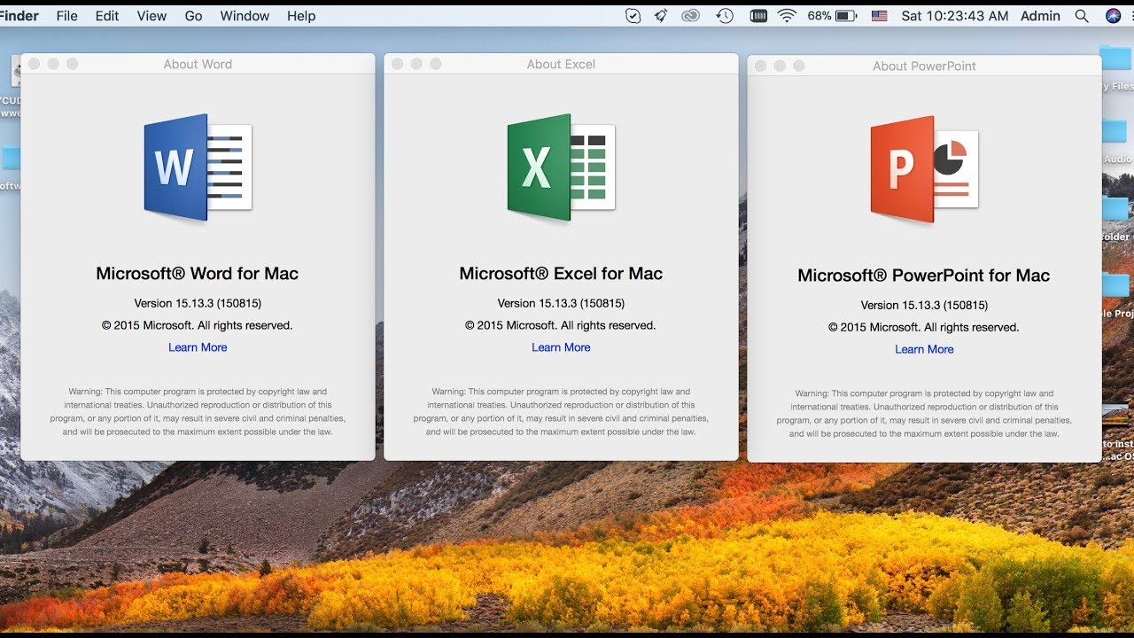 office 2016 for mac excel