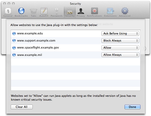 updated java for mac